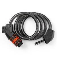 【CW】 Protable Five-digit Code Lock Thickening Lengthening Single-car Chain Anti-theft Cable Mountain