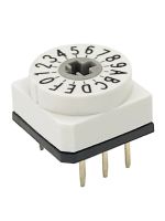 1 Pc Quality Bcd Rotary Coding Switch Dip Dip 3 To 3 Pin 16 Gear 0-F Cross Lines Pt65 Programming Fm