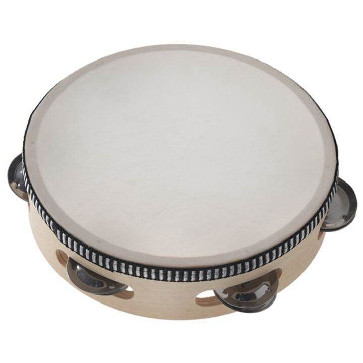 PHLCG7 6 Inches Early Education Teaching Aids Hand Tambourine Children
