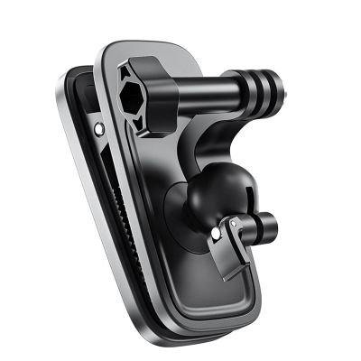 TELESIN 360° Rotation Magnetic Backpack Clip Clamp Mount for GoPro Hero 11 10 9 8 7 6 5 Insta360 Action Camera Accessories