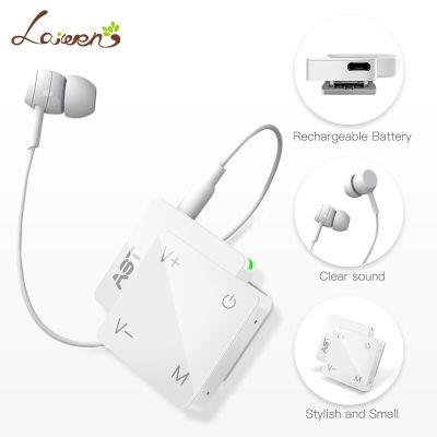 ZZOOI Rechargeable Hearing aid Digital Hearing Aids Amplifiers Personal Sound Amplifier Noise Reduction for Senior Fit Either Ear Loss