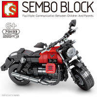 บล็อกตัวต่อมอเตอร์ไซค์ พร้อมฐาน SEMBO BLOCK 701133 จำนวน 265 ชิ้น