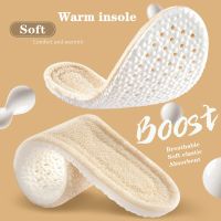 Keep Warm Heated Insole Thicken Soft Winter Snow Boots Pad Sole Cashmere Thermal Insoles For Man Woman Heating insole insert