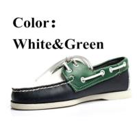 Mens Cal ของแท้หนัง Docksides Deck Lace Up Moccain Loafers รองเท้าขับรถแฟชั่น Unisex PLUS ขนาดรองเท้า