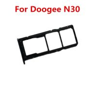 ใหม่สำหรับ N30 Doogee 6.55นิ้วเครื่องอ่านถาดถาดใส่ซิมกระเป๋าเก็บบัตรโทรศัพท์มือถือ