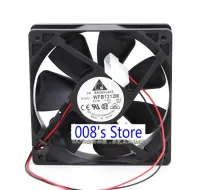 Radiator CPU Cooler Fan For Server WFB1212M 120x120x25MM DC12V 0.33A Dual Ball Silent Cooling 12cm 75CFM 2 Wire with 4 Pins