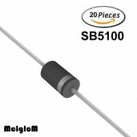 【☄New Arrival☄】 QFERF SHOP Mcigicm 20Pcs Do-27 5a 100V Do-201ad Schottky Diode Sb5100