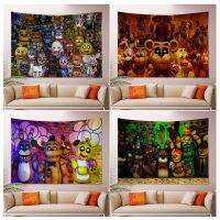 FNAF Chart Tapestry พรมติดผนังญี่ปุ่น Anime INS Home Decor