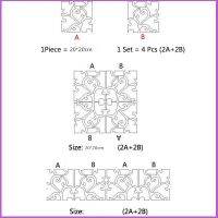 สติ๊กเกอร์อะคริลิค 3 D DIY สำหรับตกแต่งบ้าน