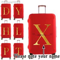 Custom Luggage Protective Cover for 18-28 Inch Personaliz Name Thick Elastic Suitcase Dust Cover Trolley Case Travel Accessories