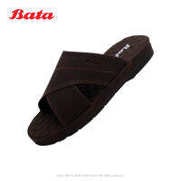 รองเท้าแตะ Bata บาจา รหัส 4431/6431 สีน้ำตาล/สีดำ (เย็บพื้นกลับขอบ)