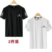 Ice silk round collar short sleeve short sleeve T-shirt mens sport leisure quick-drying coat