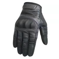 Touchscreen Leather Motorcycle Gloves Motocross Tactical Moto Motorbike Pit Biker Protective Gear Racing Full Finger Glove Men