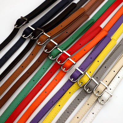 120cm PU Leather Shoulder Bag Strap Adjustable Replacement Bag Belt Strap 1.2cm Wide Crossbody Strap Handbag Bag Accessories