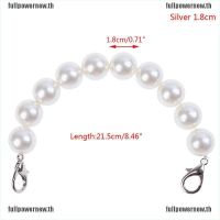 FULLPOWER❤1X DIY Giant Faux Pearl Bag Strap Replacement Top Handle On Handbag C