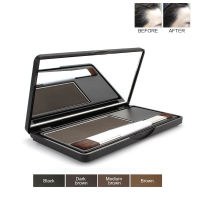 Hair Root Touch-Up Hairline Shadow Powder 4 สี Waterproof Edge Control Hairline Concealer Powder with Brush Beauty Health-Aluere