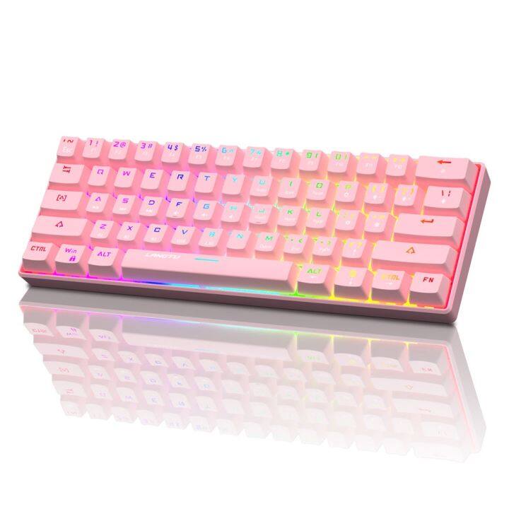 Langtu G1000 Three Mode Hot Swappable Rgb Backlit 61-key Bluetooth 