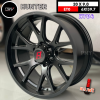 ล้อแม็กขอบ 20x9.0 ET0 6x139.7 ยี่ห้อ Hunter by BW รุ่น  HT04 (F/B Matt) ?(ราคาต่อ1วง)? *ขายยกชุด4วง เท่านั้น* รับประกันโครงสร้าง10ปี