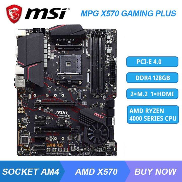 MSI MPG X570 GAMING PLUS Motherboard AM4 Motherboard DDR4 Support Kit