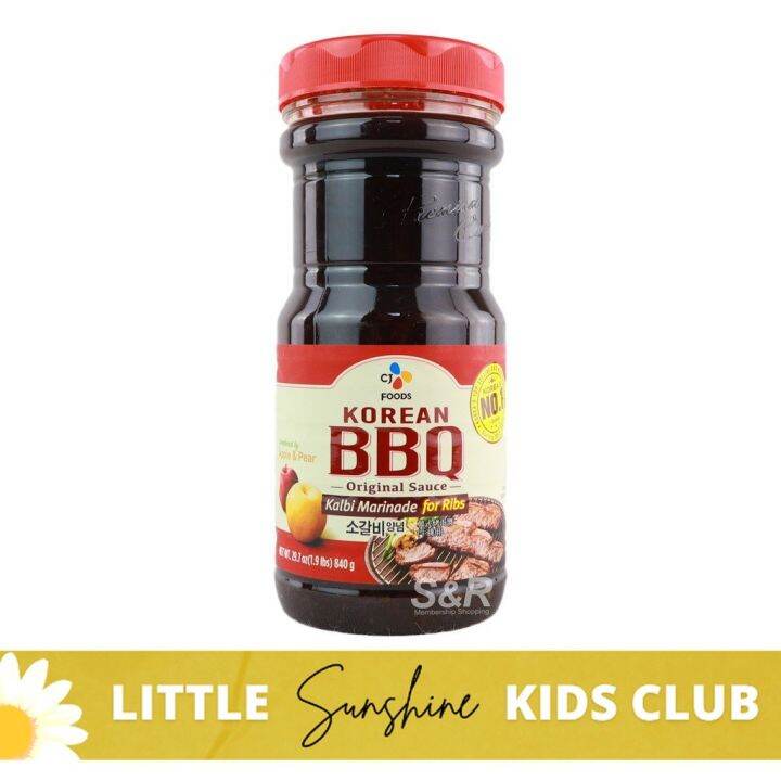 CJ Foods Kalbi Marinade For Ribs Korean BBQ Sauce 840g Lazada PH