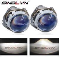 Sinolynสีฟ้าHella 3R G5เลนส์3 .0นิ้วHID Bi-Xenonโปรเจคเตอร์D1S D2S D3S D4S HID LEDไฟหน้ารถซ่อมRetrofit RHD