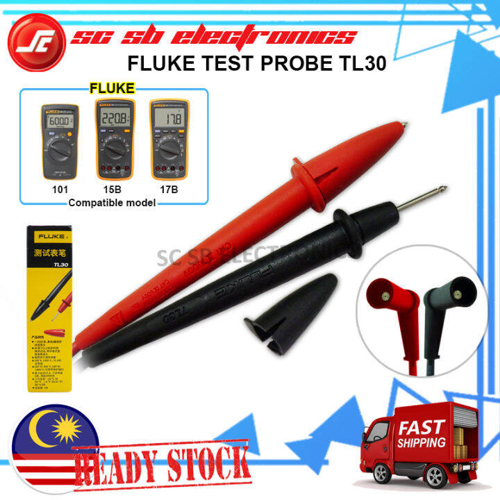 ORIGINAL FLUKE TEST PROBES TEST LEADS FOR 101 F15B F17B F302 F312 F316