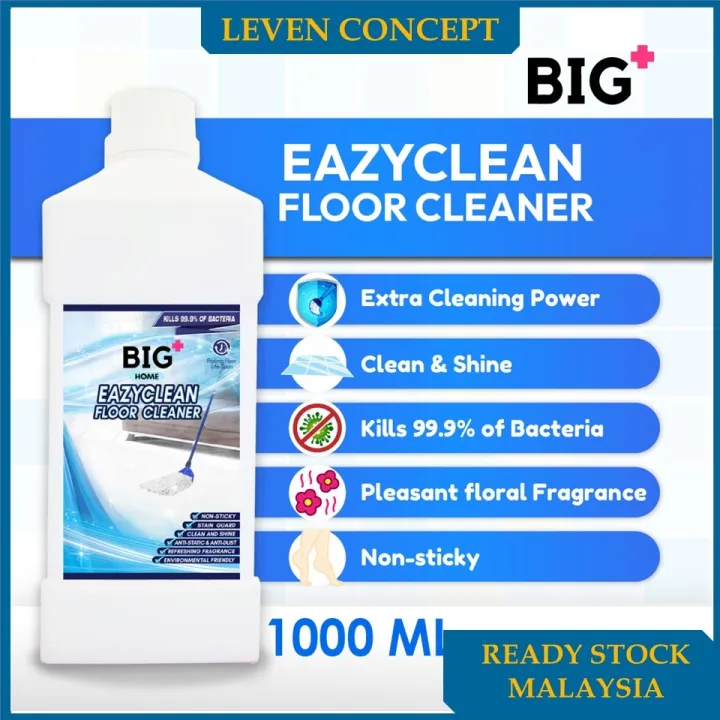 Ready Stock】BIG EazyClean Floor Cleaner Liquid Floor Wax 1000ml Sabun