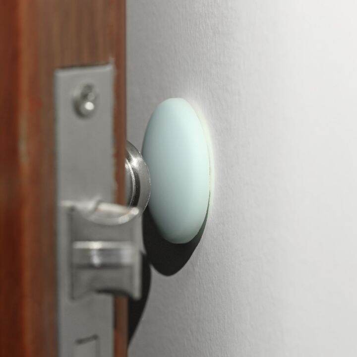 rubber-wall-protector-self-adhesive-round-silicone-door-handle-bumper-anti-slip-sticker-door-buffer-crash-pad-door-handle-stop-decorative-door-stops