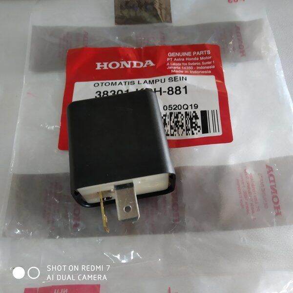 ORIGINAL HONDA FLASHER RELAY WINKER COMP FOR BEAT 110 CARB / BEAT 110