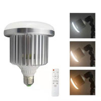 didi-หลอดไฟ E27  85W 3200K-5500K Bi-Color Dimmable LED สำหรับการถ่ายภาพ สตูดิโอ แสงขาวและวอร์มไวท์