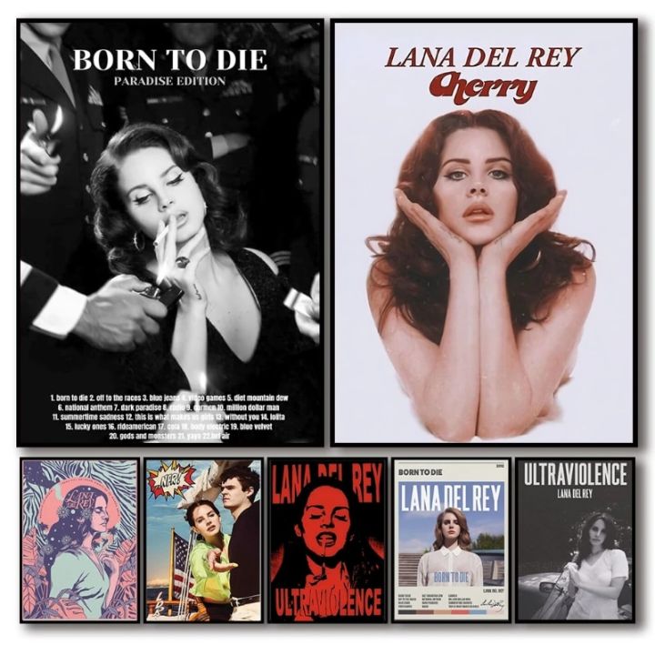 Lizzy Grant Lana Del Rey Poster Album Nhạc Thẩm Mỹ Rapper Hip Hop Phim Vải  Trang Trí Tường Nghệ Thuật Bức Tranh Tường Trang Trí Phòng Ca Sĩ | Lazada.Vn