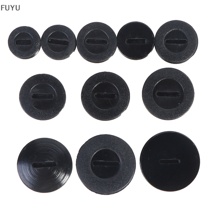 fuyu-ที่ใส่แปรงคาร์บอนสกรูพลาสติกสีดำขนาดเส้นผ่าศูนย์กลาง12mm-13mm-14mm-15mm-16mm