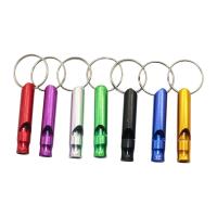 ▪◇✁ 7 Pcs Whistle Animal Training Whistle Pigeons Aluminum Whistle with Keychain Cat Dog Training Whistle