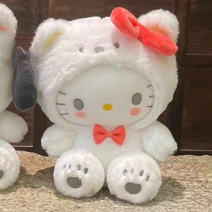 sanrio-plushies-hello-kitty-cinnamonroll-kuromi-pochacco-ตุ๊กตาผ้ากำมะหยี่ตุ๊กตาหมีน่ารักของเล่นของขวัญวันเกิดสำหรับเด็ก