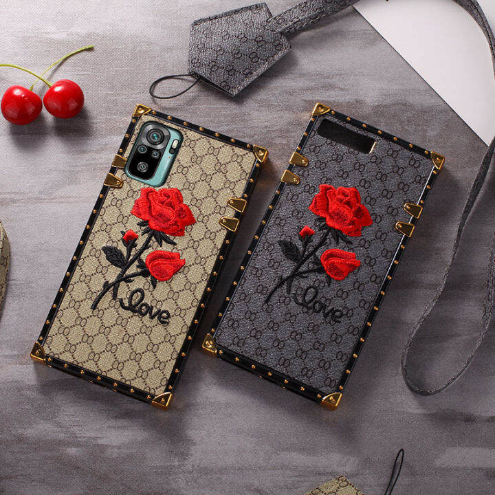 jiefie-เคสลายดอกไม้ดอกกุหลาบสำหรับ-xiaomi-redmi-เคสหรูหราสำหรับ-xiaomi-redmi-note-11s-11-11-pro-note-10-10s-10-pro-note-9s-9-9-pro-note-8-8-pro-เคสโทรศัพท์หนังสี่เหลี่ยมพร้อมสายคล้อง