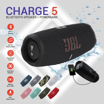 CHARGE 5 Wi-Fi Portable Waterproof Speaker with Powerbank