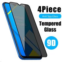 4PCS Anti Spy Tempered Glass For Realme 10 Pro 9 Pro plus Privacy Screen Protector Realme 8 8i Film