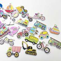 【YF】►✁  50pc Mixed Transportation Sewing Buttons Knitting Crafts Scrapbooking Fabric Needlework Accessories WB597