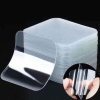 5/10/20pcs Transparent Double Sided Nano Tape Seamless Waterproof Wall Stickers Heat Resistant Viscose Tape Bathroom Wall Tapes Adhesives  Tape