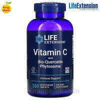 วิตามินซี และ วิตามินพี Life Extension, Vitamin C and Bio-Quercetin Phytosome, 250 Vegetarian Tablets