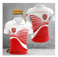 Arsenal 3D High Quality New Design Hot Selling Multi Style Polo Shirt (Contact Online for Free Customization) - NO.HSGHK59W