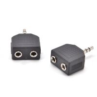 2PCS/lot Earphone Audio 3.5mm Jack Male To Double AUX Female Headphone Y Splitter Adapte For Phone Microphone Speaker Headphones Accessories