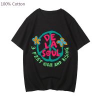 Mens Large T-shirt De La Soul Anime Tshirts Printed Graphic Tshirt Harajuku Cotton Menwomen Teeshirt Cute Cartoon