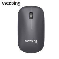 Victsing PC269บลูทูธ5.0เมาส์ไร้สาย2400DPI เงียบเมาส์แบบออปติคัลโหมดคู่ระดับ5 DPI เหมาะสำหรับคอมพิวเตอร์โน้ตบุ๊ก