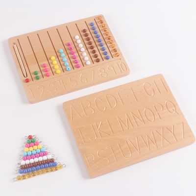 Wooden Montessori Tracing Board Educational Toys For Children 2 Years Montessori Letters Digital Writing Board Toys C1166F