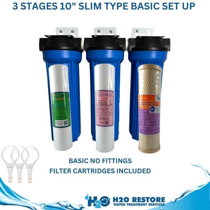 Water Filter 3 Stages Basic Complete Set 10