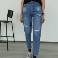 Niyom Jeans : รุ่น 8581 กางเกงยีนส์ผู้หญิง ทรงมัม