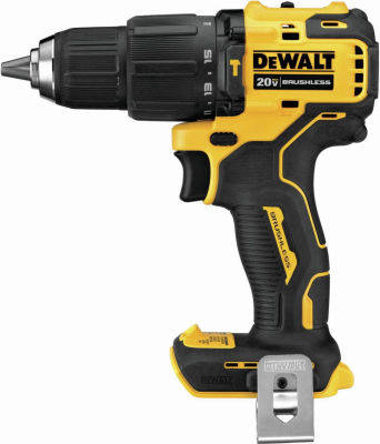 DEWALT ATOMIC 20V MAX Hammer Drill, Cordless, Compact, 1/2-Inch, Tool Only (DCD709B)