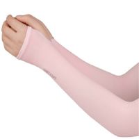 【CC】 Cooling Hand Seamless Silk UV Protectiv Arm Sleeves Basketball Football Volleyball Cycling