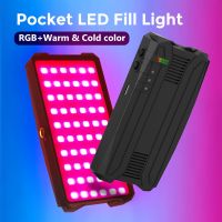RGB Video Fill Lights Mini LED Camera Light Lamp for Youtube Tiktok Camera Phone Smartphone Selfie Vlog Photography Lighting Kit